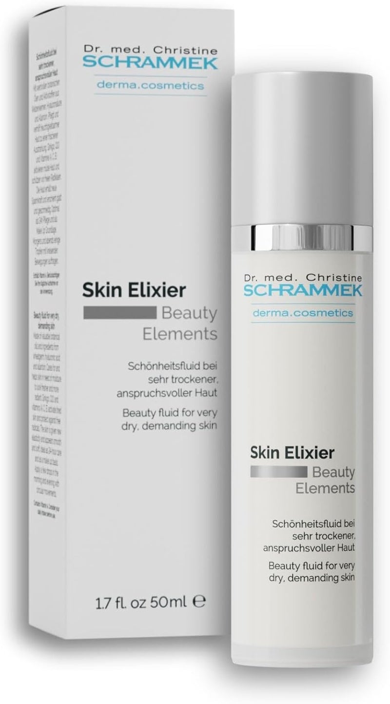 Dr. Schrammek Skin Elixier - 1.7 fl oz Beauty Fluid for Very Dry & Demanding Skin with Vitamin C for Cell Renewal and Wrinkle Reduction - Image 1